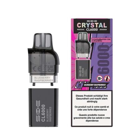 SKE Crystal - CL6000 - Pods - Blueberry Raspberry