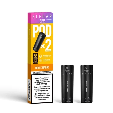 Elf Bar - 4in1 Pod - 2 x 2ml - Triple Mango