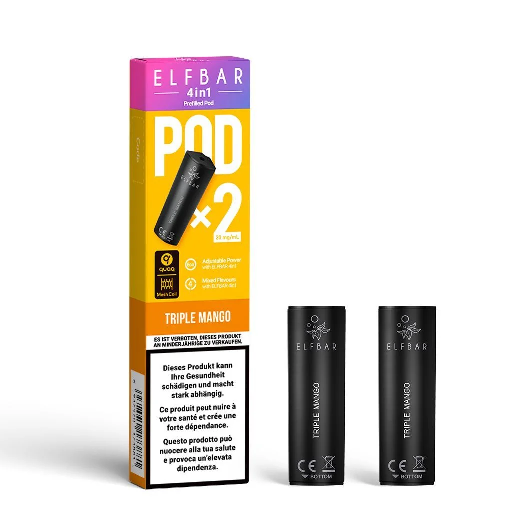 Elf Bar - 4in1 Pod - 2 x 2ml - Triple Mango