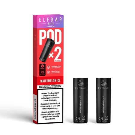 Elf Bar - 4in1 Pod - 2 x 2ml - Watermelon Ice