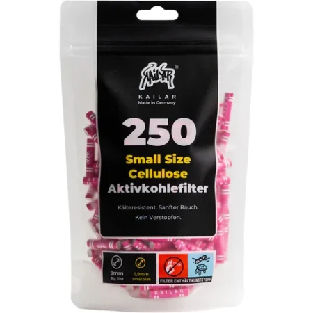 Kailar - 250 Slim Cellulose Aktivkohlefilter - Pink