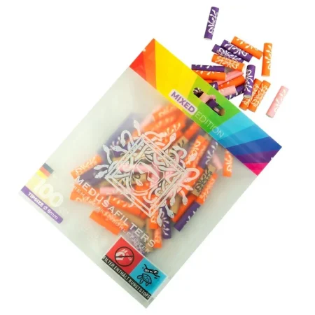 MedusaFilters - 100er Pack - MIXED - Hybrid Aktivkohlefilter