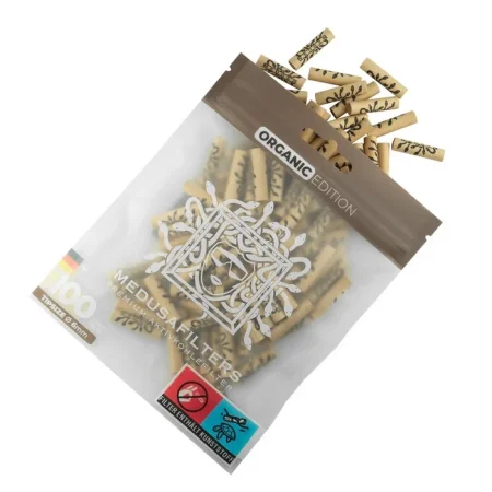 MedusaFilters - 100er Pack - ORGANIC - Hybrid Aktivkohlefilter