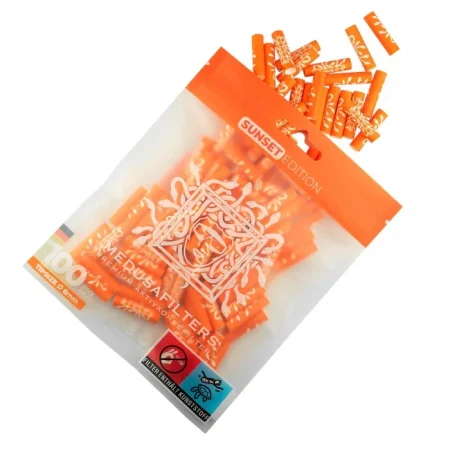 MedusaFilters - 100er Pack - SUNSET - Hybrid Aktivkohlefilter