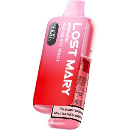 LOST MARY - BM6000 - 20mg/ml - Raspberry Peach